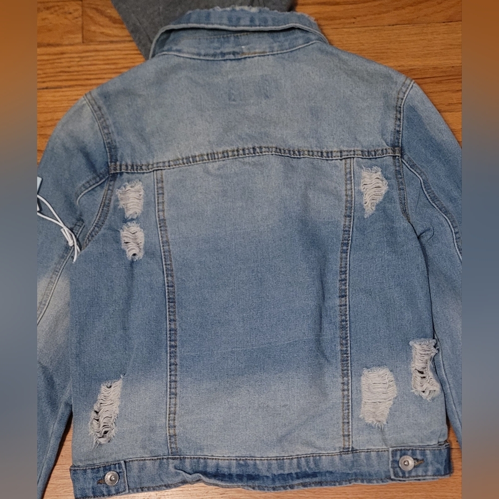 Ci Sono Denim Blue Jean Removable Hood Jacket- NEW with Tags!! Size: SMALL - Picture 15 of 15